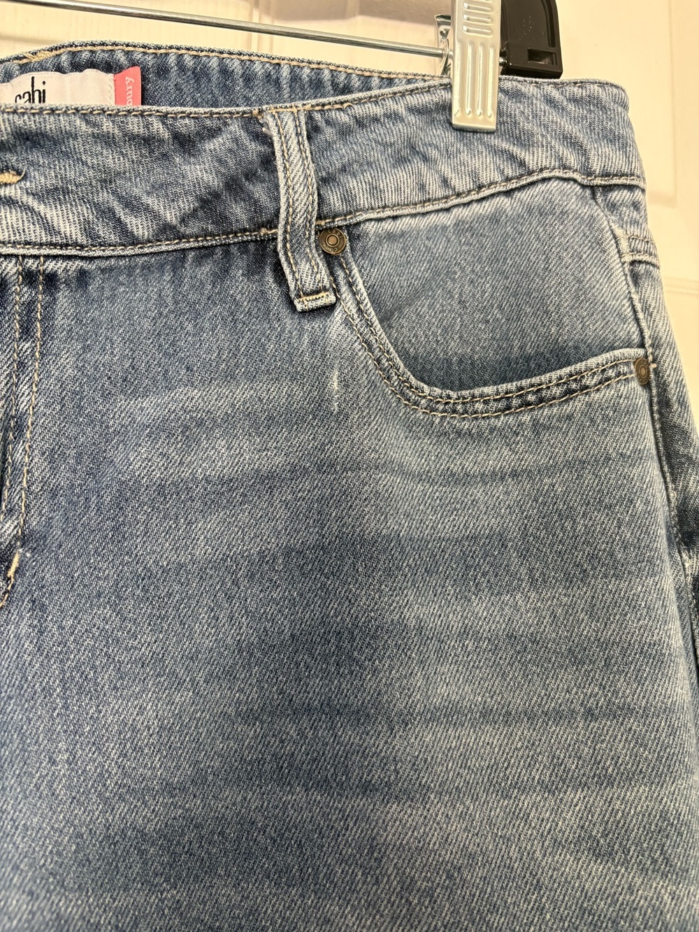 CABI Ashbury wide leg jeans size 10 - Picture 6 of 7